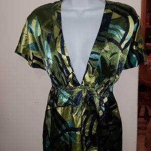 🎃 V-neck tunic length top